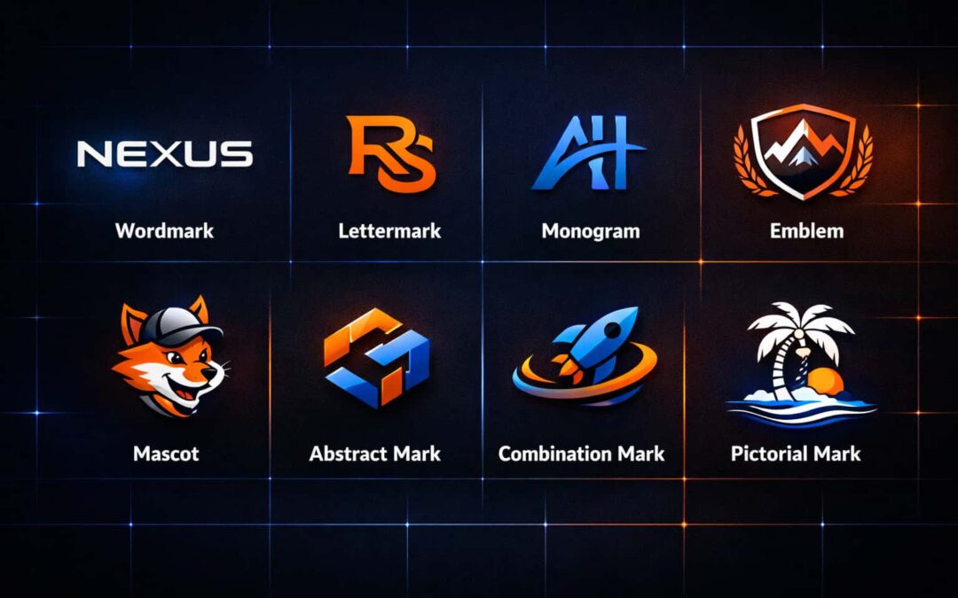 Los 8 tipos de logos que existen y cuál es el correcto para tu negocio