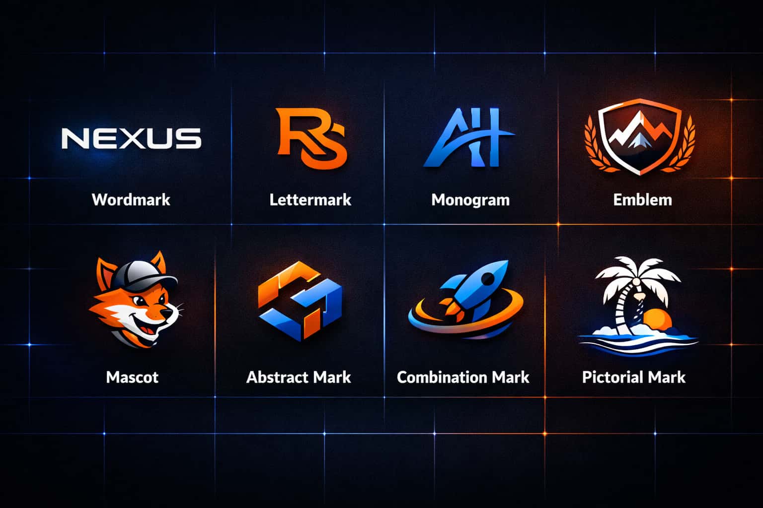 Los 8 tipos de logos que existen y cuál es el correcto para tu negocio